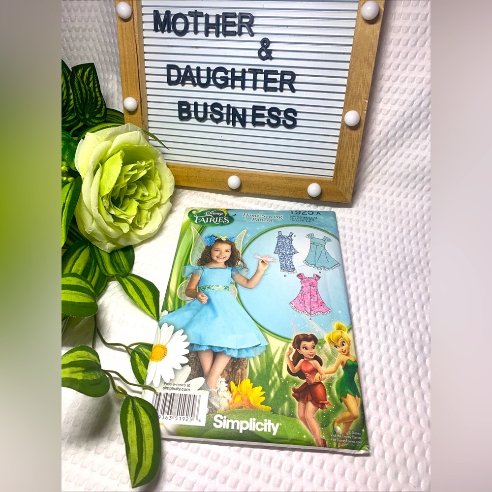 Disney Fairies Simplicity Sewing Pattern 1925.